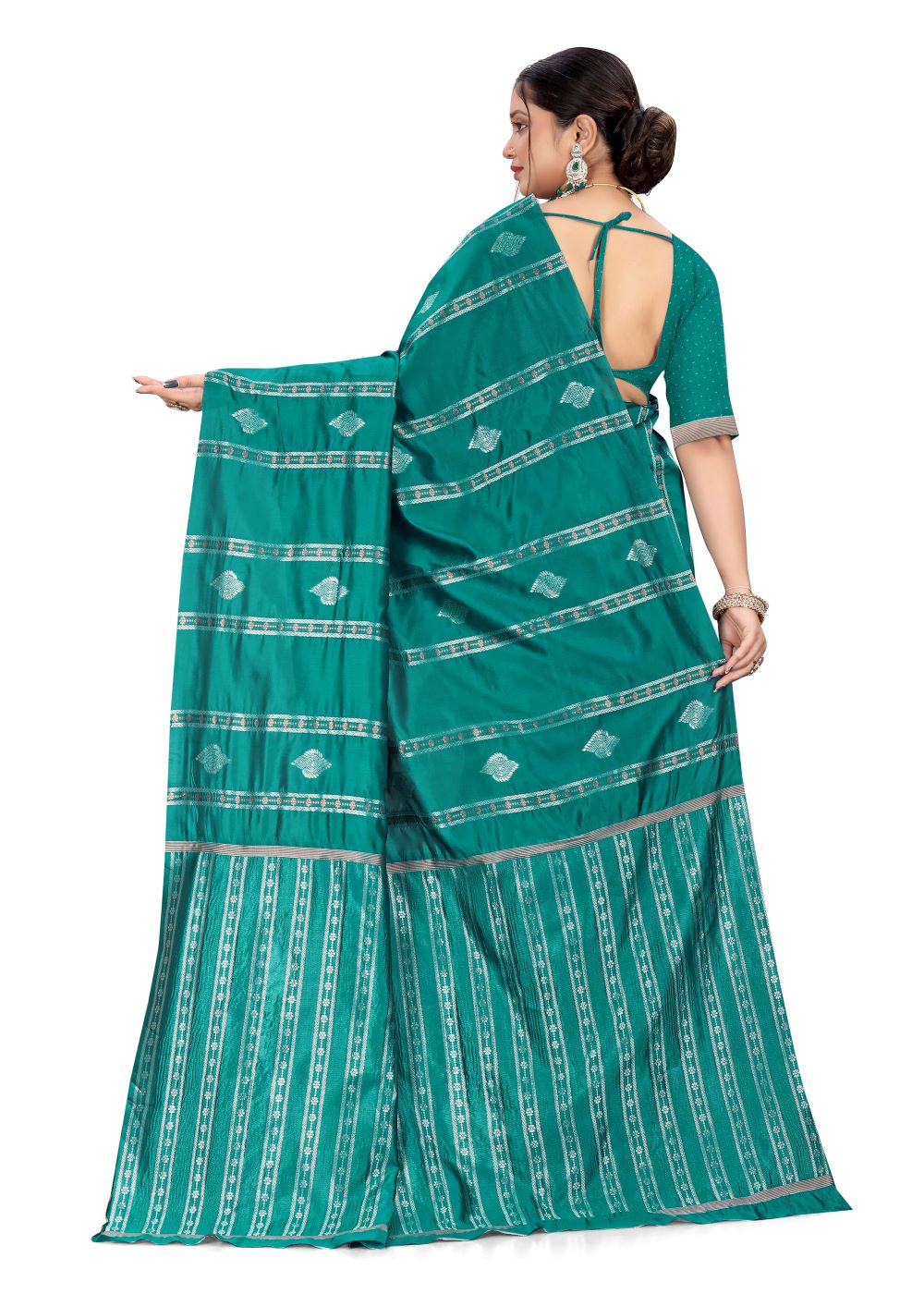 Kayarani Printed Kanjivaram Pure Silk Saree.