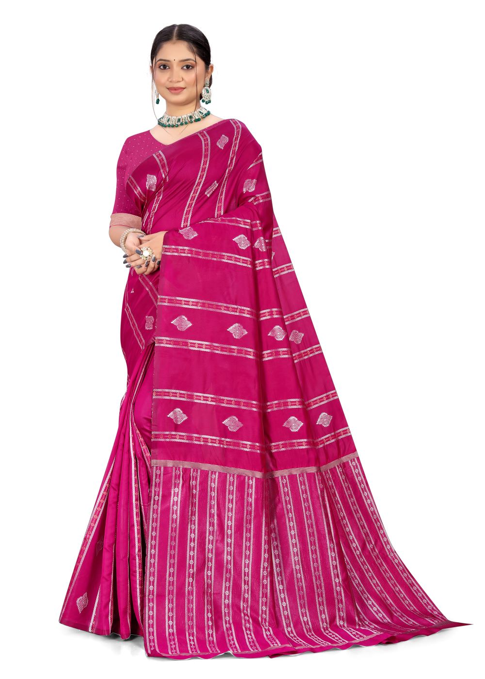 Kayarani Printed Kanjivaram Pure Silk Saree.