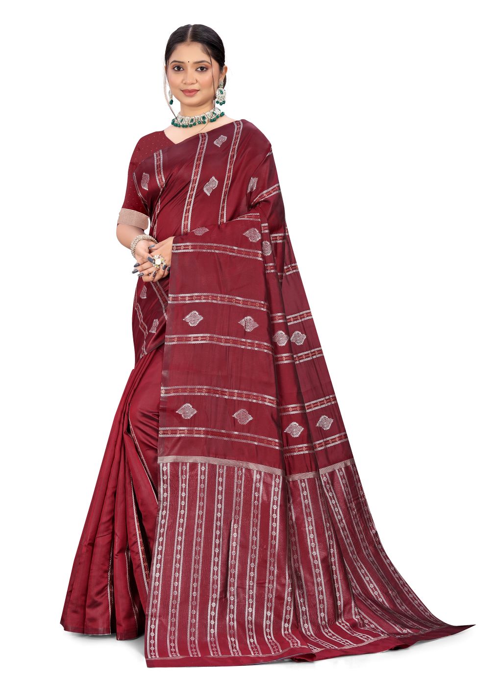 Kayarani Printed Kanjivaram Pure Silk Saree.