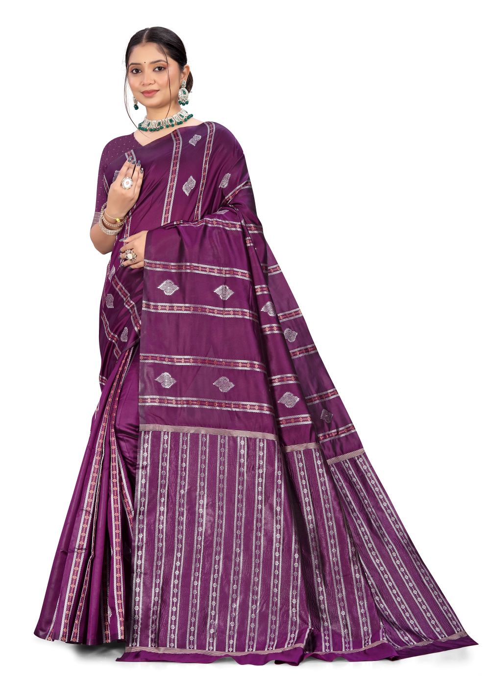 Kayarani Printed Kanjivaram Pure Silk Saree.