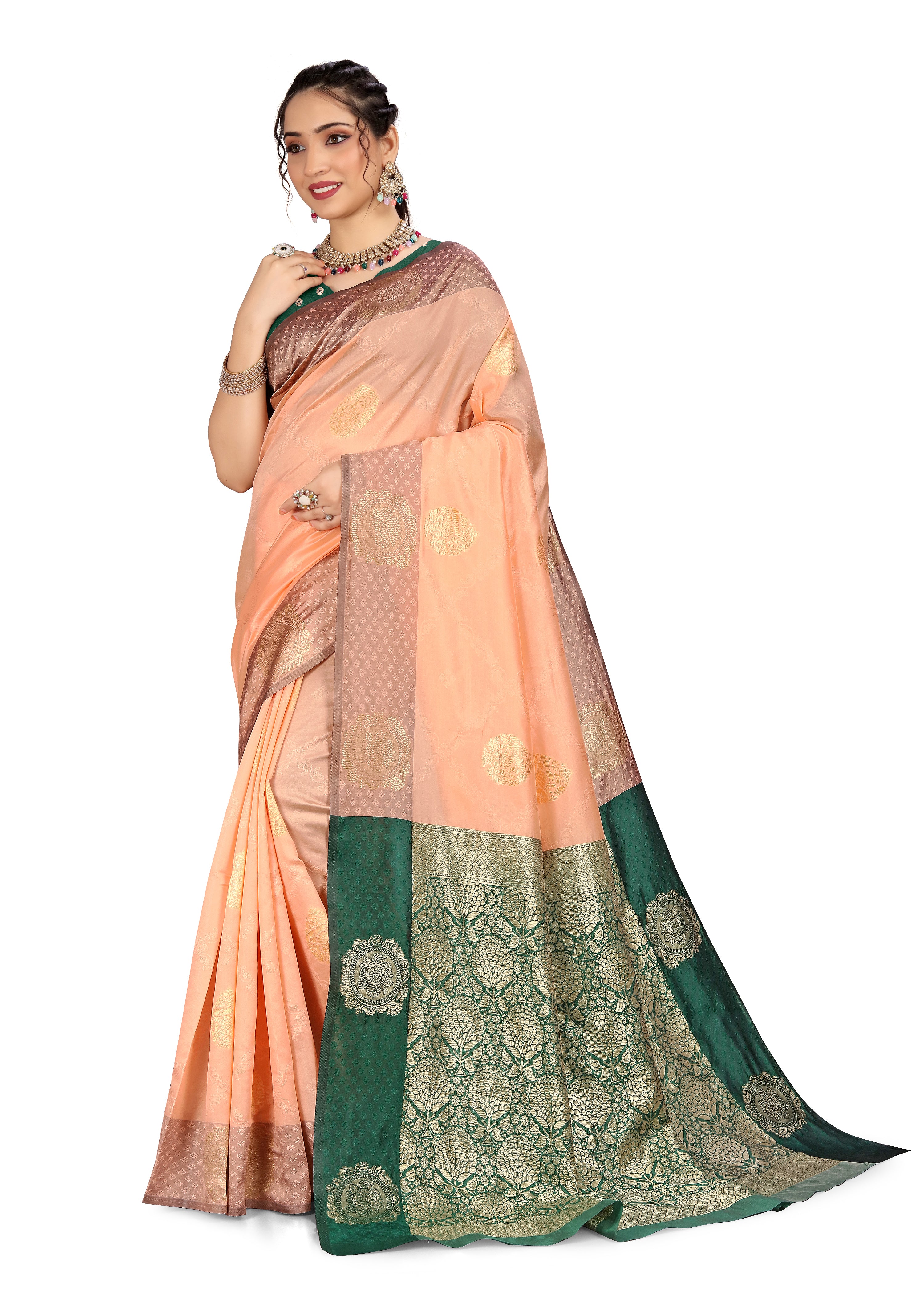 Woven Banarasi Cotton Silk, Art Silk Saree