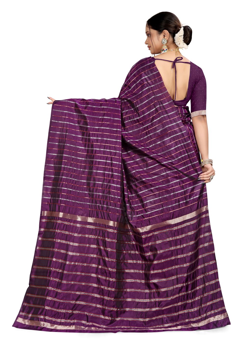 A Kayarani Woven Banarasi Pure Silk Saree