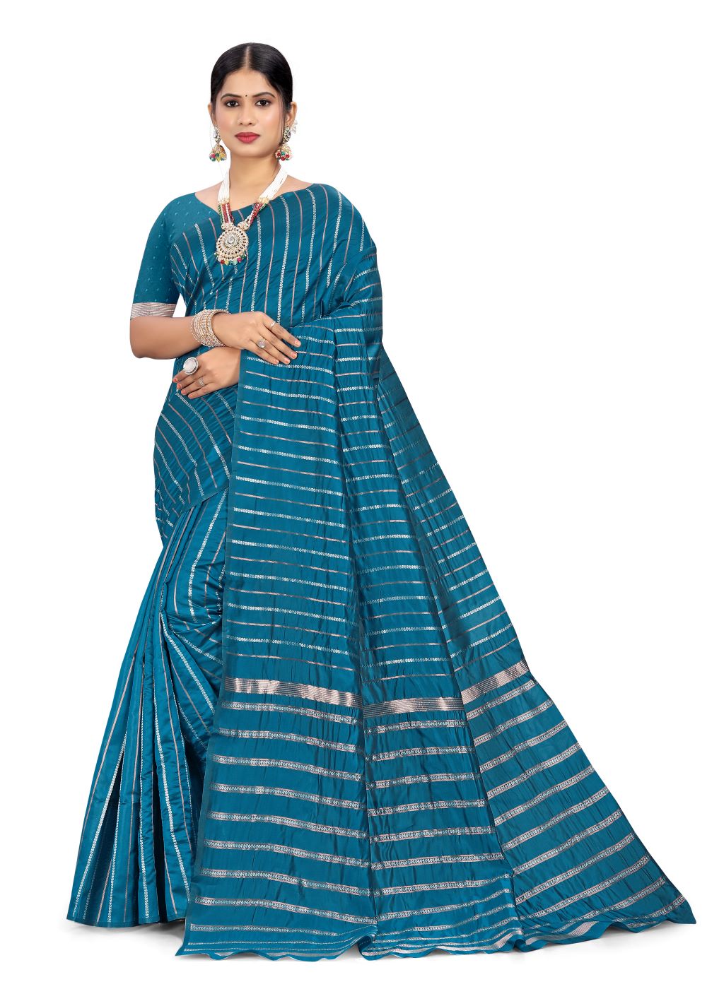 A Kayarani Woven Banarasi Pure Silk Saree