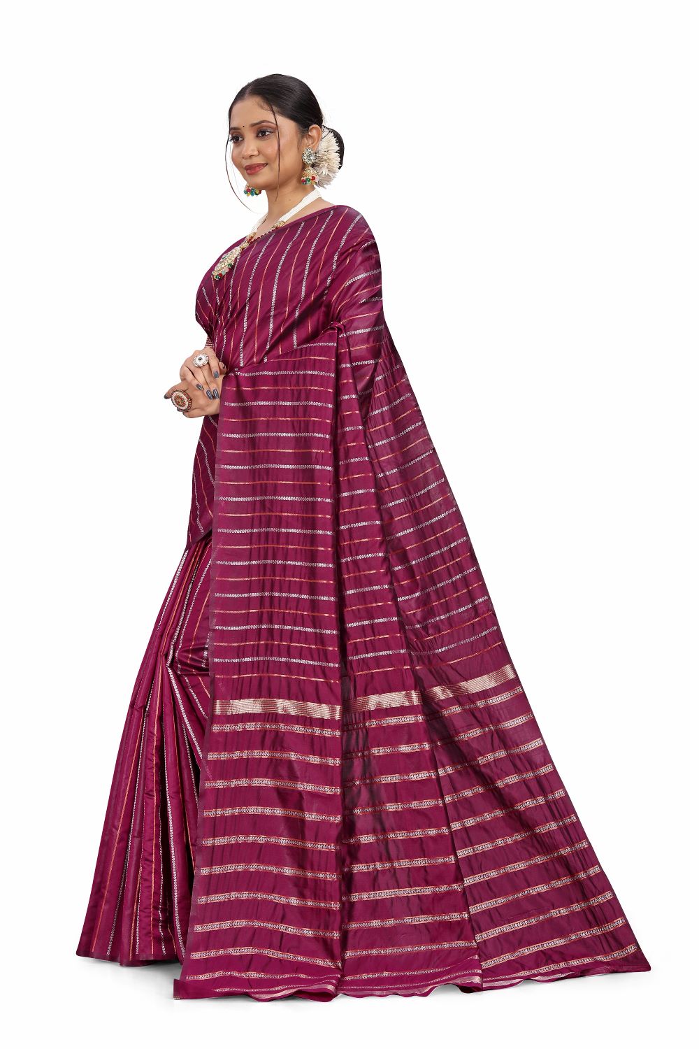 A Kayarani Woven Banarasi Pure Silk Saree