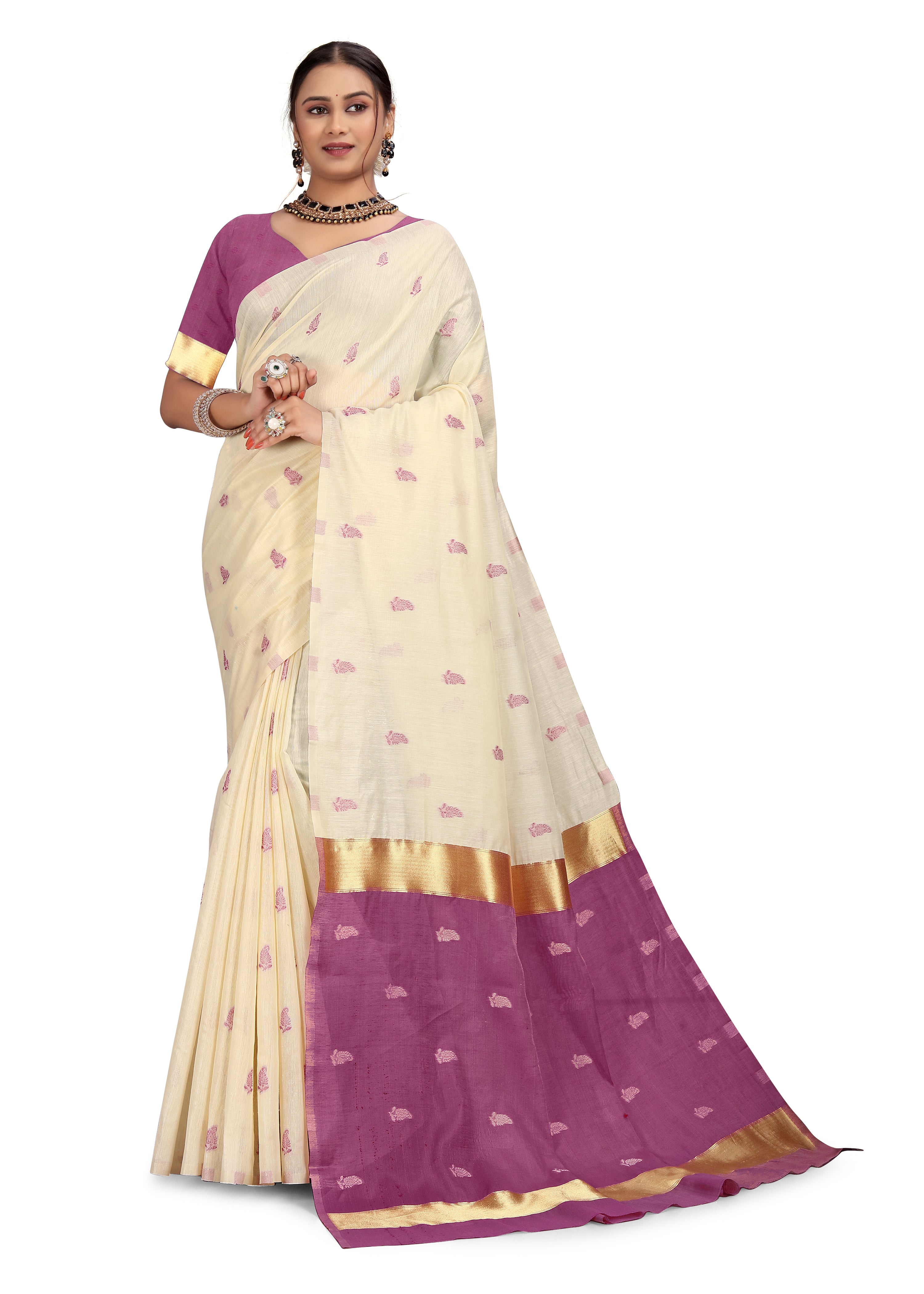 Ethnic Woven Design Banarasi Saree