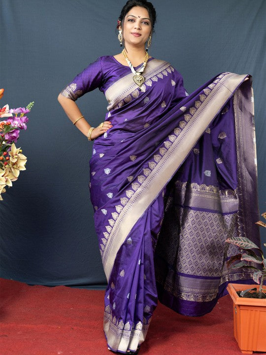 Banarasi Designer Saree, With Blouse Piece