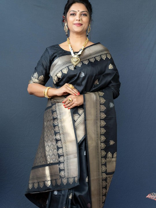 Banarasi Designer Saree, With Blouse Piece