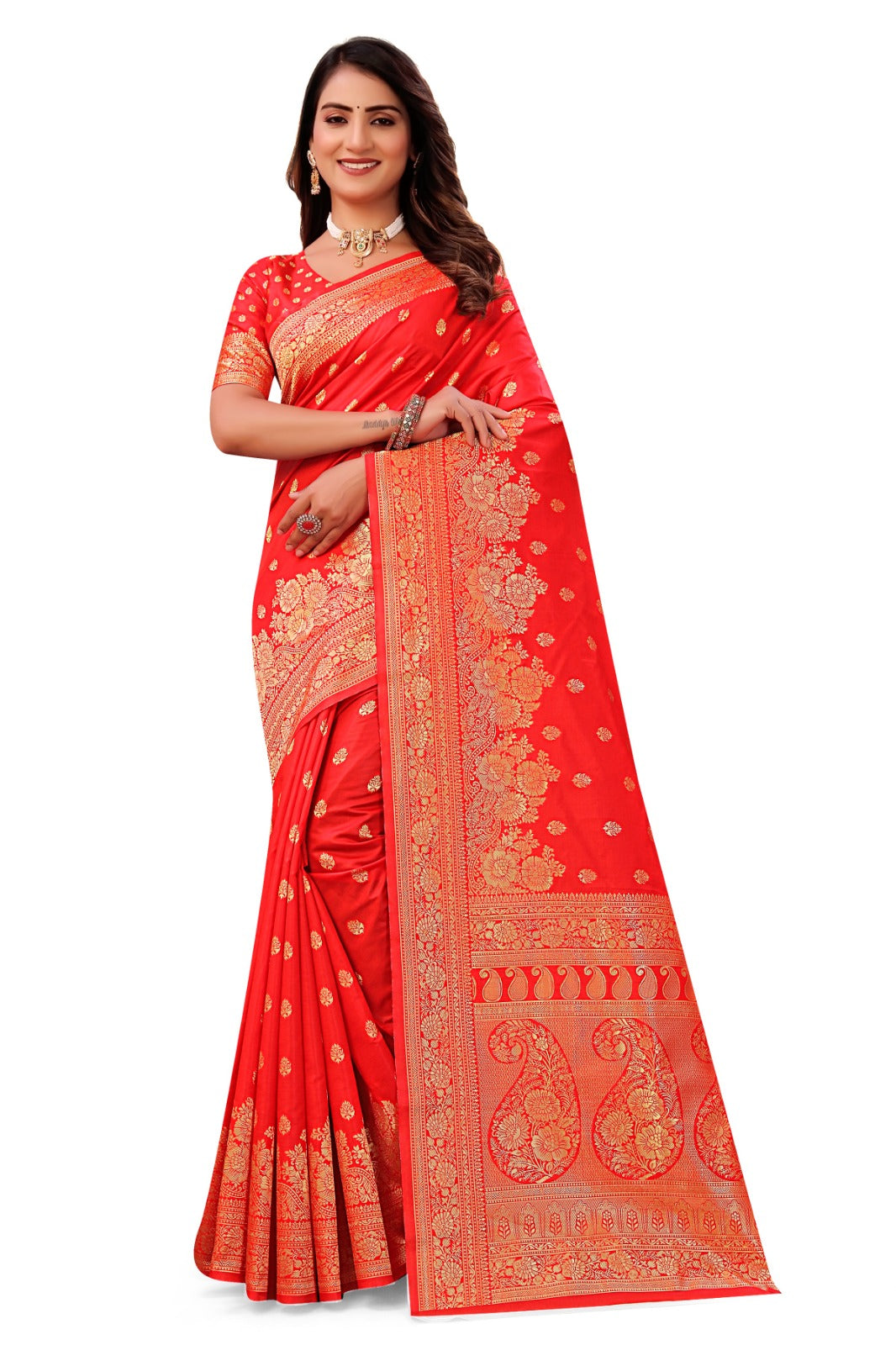 Beautiful Trendy Banarasi Silk Saree