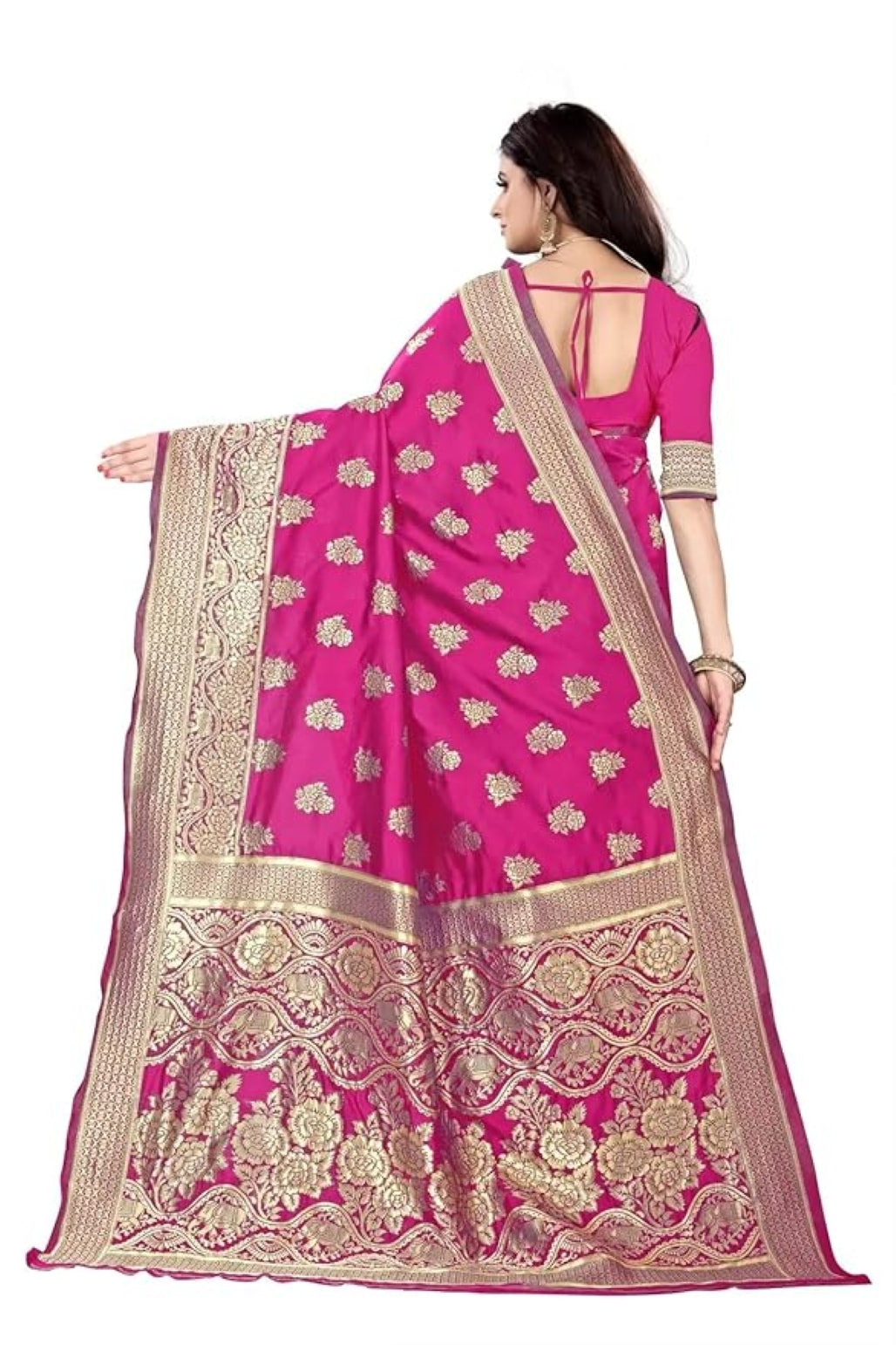 Banarasi Silk Blend Royal Kanchipuram Saree