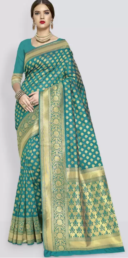 New Woven Kanjivaram Jacquard Silk