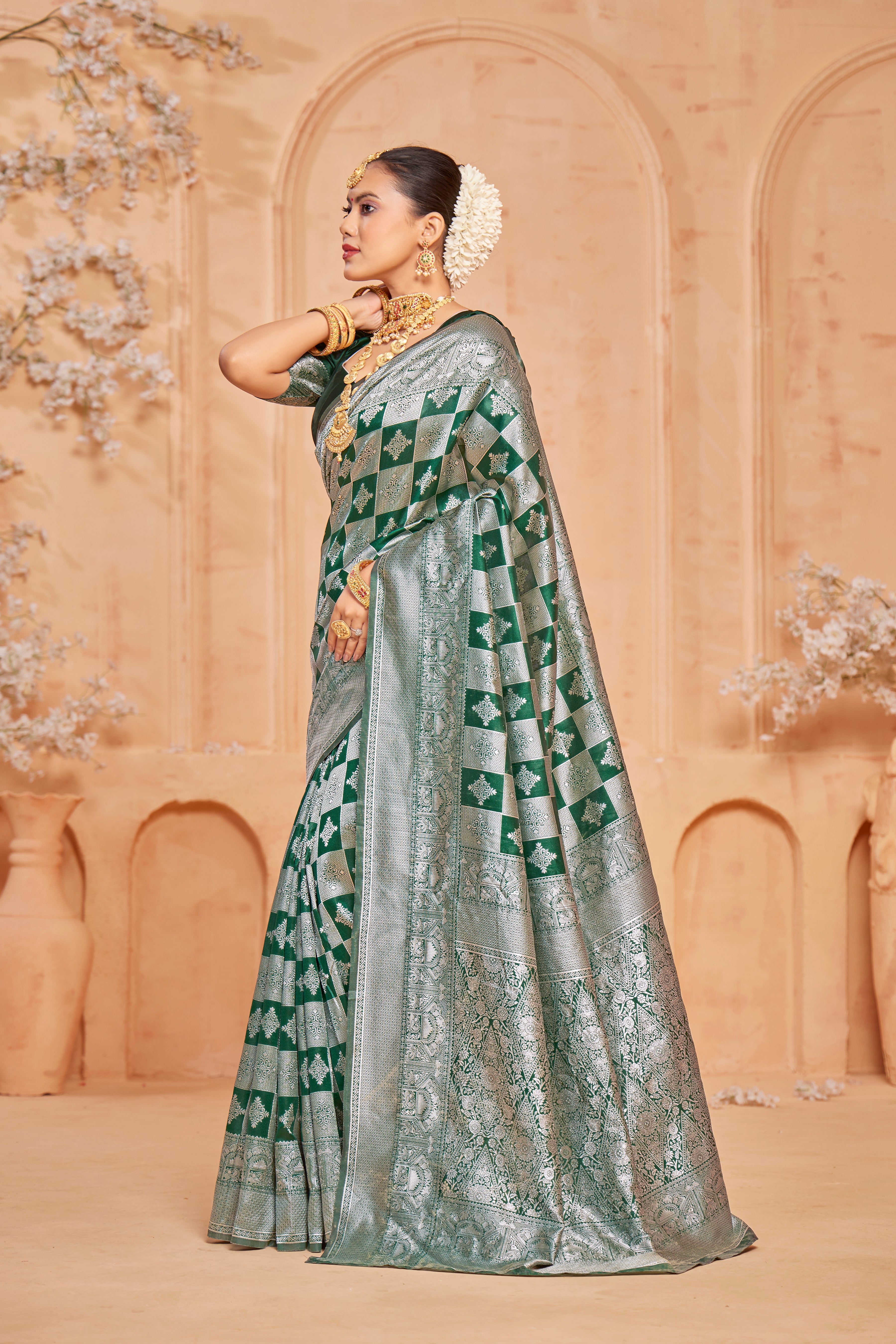 Woven Chanderi Cotton Saree