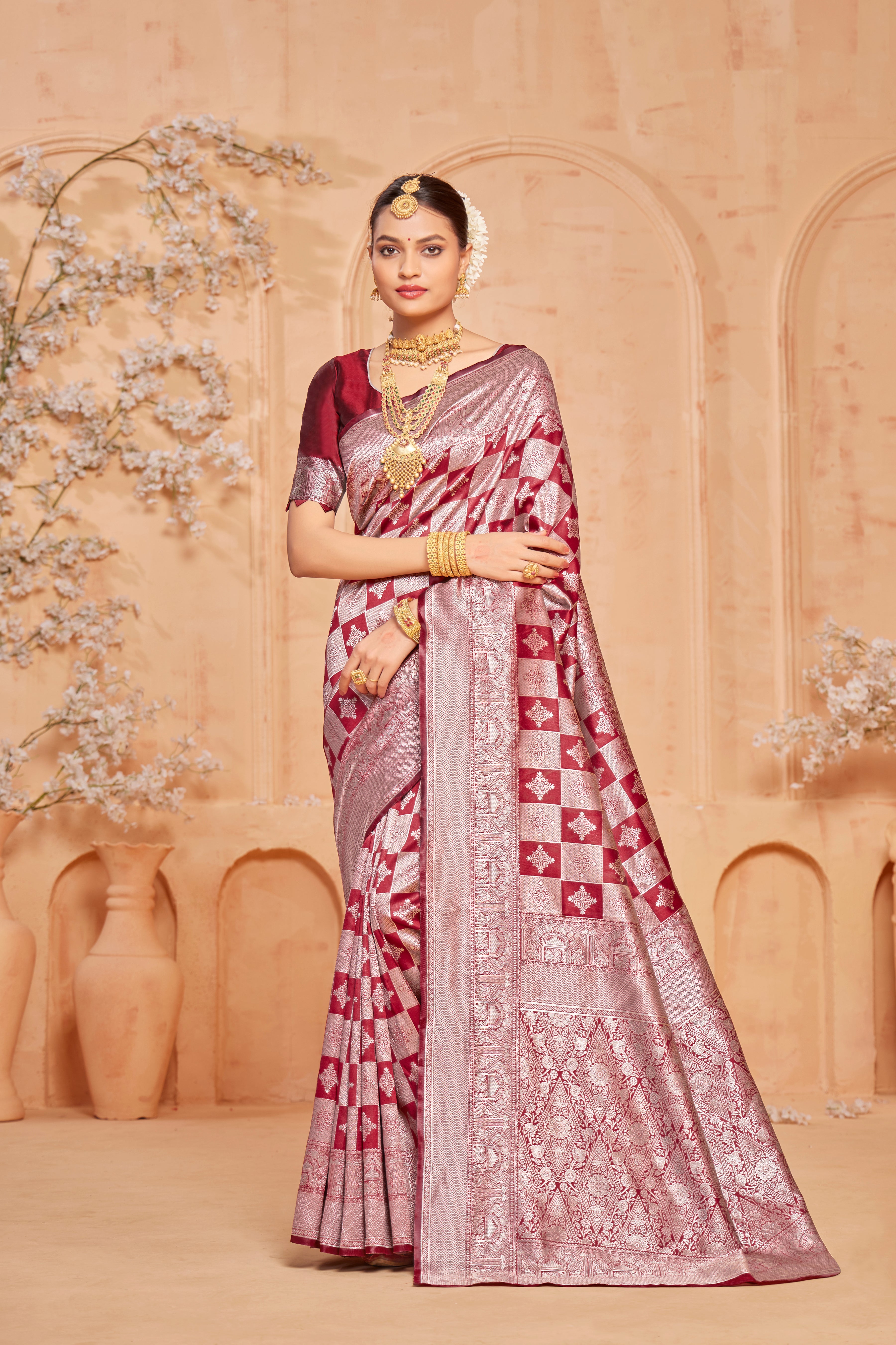 Woven Chanderi Cotton Saree