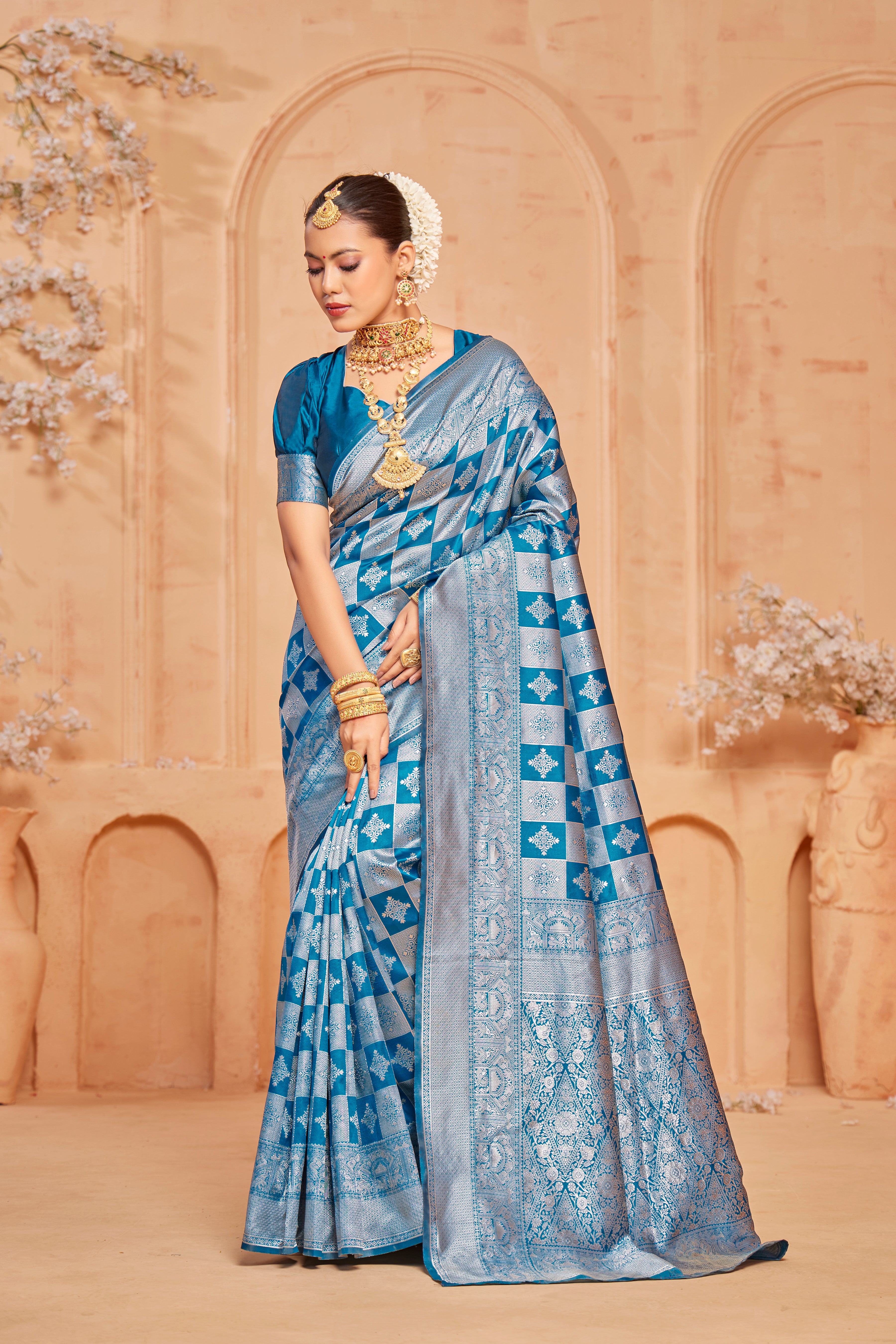 Woven Chanderi Cotton Saree