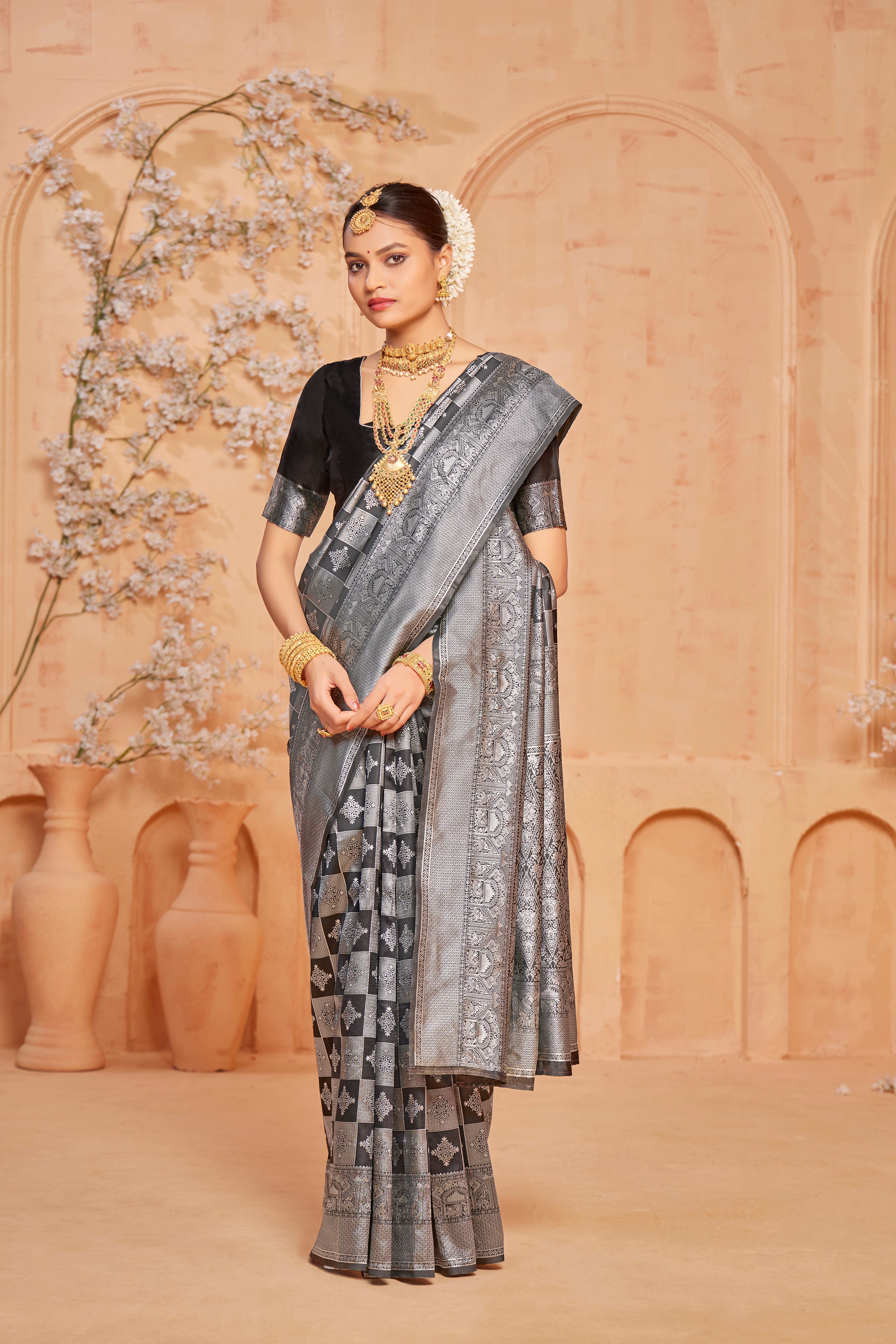 Woven Chanderi Cotton Saree